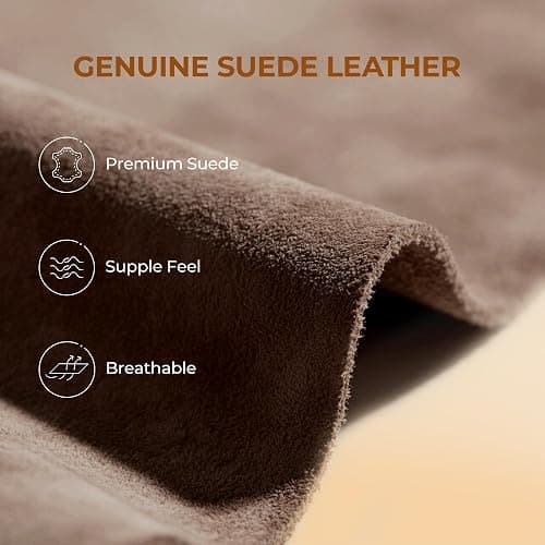DREAM PAIRS Ankle Winter Mini Boots for Women | Genuine Suede Faux Fur Lining Water Resistant Warm Snow Boots Slip On Memory Foam Comfort Booties FuzzyClassic thumbnail 5