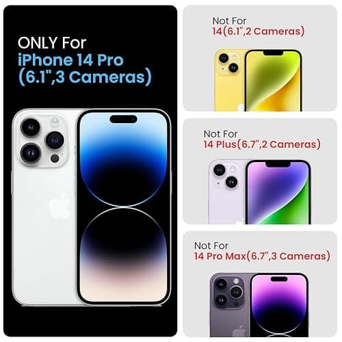 FireNova for iPhone 14 Pro Case, Silicone Upgraded [Camera Protection] Phone Case with [2 Screen Protectors], Soft Anti-Scratch Microfiber Lining Inside, 6.1 inch, Light Brown thumbnail 6