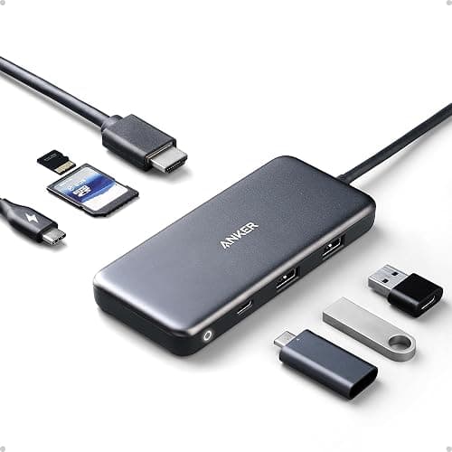 Anker USB C Hub, 7in1 Multi-Port USBC Hub with 4K HDMI, 85W PD, USB-C and 2 USB-A 5Gbps Data Ports, microSD and SD Card Reader, for MacBook Air, MacBook Pro, XPS, and More (Charger not Included) - Image 1