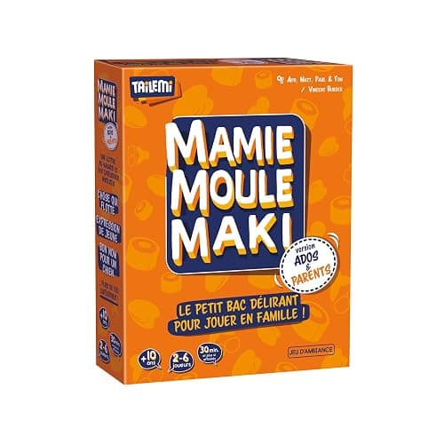 Mamie Moule Maki Version Ados et Parents - Jeu de société à partir de 10 Ans - Petit Bac revisité idéal pour Jouer avec Les Plus Jeunes - 2 à 6 Joueurs - Image 1