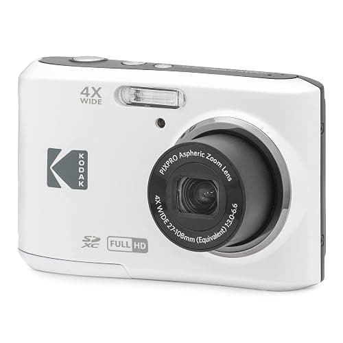 KODAK PIXPRO Friendly Zoom FZ45-WH 16MP Digital Camera with 4X Optical Zoom 27mm Wide Angle and 2.7" LCD Screen (White) - White - Image 1