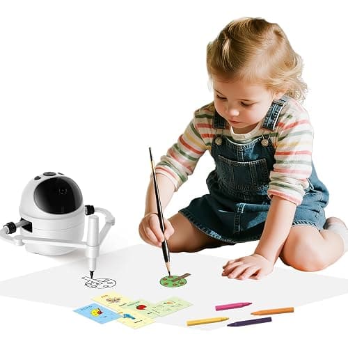 Drawing Robot for Kids Educational Toys, Robot Toys Creative Drawing Learning Kit with 150 Word Cards, Gift for Girls and Boys 4 5 6 7 8 Years Old thumbnail 7