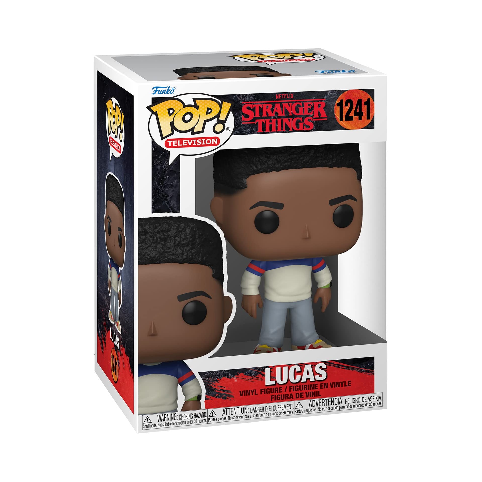 Pop Stranger Things Lucas Vinyl Figure - Image 1