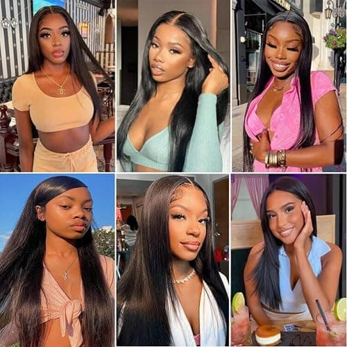 Tuneful 13x6 HD Lace Front Wigs Human Hair Pre Plucked 30 Inch 100% Human Hair lace Front Wigs for Black Women 13x6 Lace Frontal Wig with Baby Hair thumbnail 9
