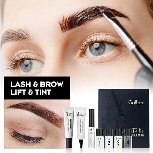 Lash Lift Kit 4 in 1 Brow Lamination Kit, Professional Eyelash Perm Kit for Beginner Salon Quality at Home with Long-Lasting Natural Brown Color thumbnail 5