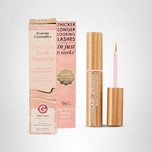 Grande Cosmetics GrandeLASH-Sensitive Peptide Infused Lash Serum for Fuller, Longer-Looking Natural Eyelashes, Enhancing Treatment with Nourishing Botanicals, Cruelty-Free thumbnail 8