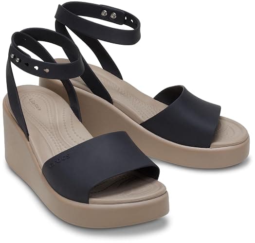 Crocs womens Brooklyn Ankle Strap Wedges thumbnail 6