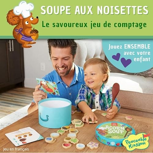 Peaceable Kingdom - La Soupe aux noisettes - Jeu Gourmand Pour Compter en s’amusant - Éveil socio-affectif, motricité globale Coordination, notions spatiales, jeu de rôle - 14597684 thumbnail 5