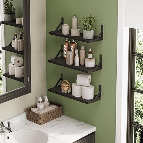 16.5 Inch Floating Shelves for Wall 6 Count thumbnail 6
