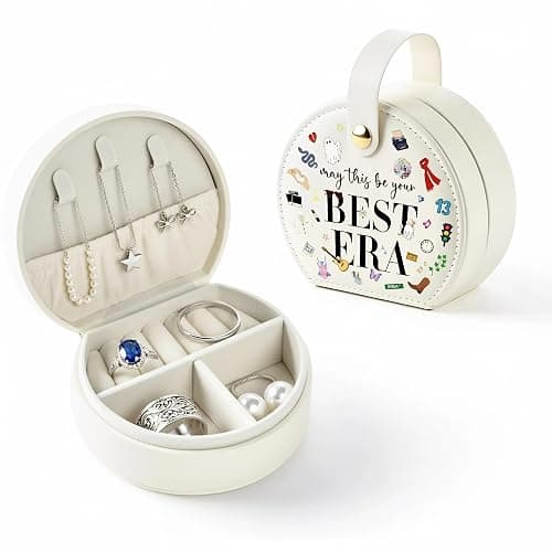 Best Eras Inspired Jewelry Boxes, Singer Inspired Travel Jewelry Box, Friendship Bracelet Box Holder, Birthday Gift for Girls Women, Gifts Idea for Christmas, Buckle Jewelry Box, Jewelry Case - Image 1