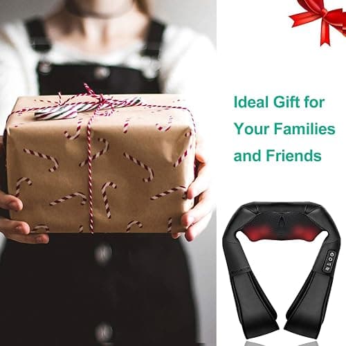 Medcursor Neck Massager - Portable Electric Neck and Back Massager with Heat, Deep Tissue 3D Kneading Pillow for Muscle Pain Relief, Ideal Father’s Day Gift, Not Cordless thumbnail 7