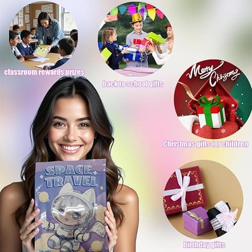Stationery Blind Bag, Back to School Gifts for Kids, Surprise Blind Box Gifts for Christmas, Birthday, Children's Day, New Year, End of Year Student, Classroom Rewards Prizes thumbnail 4