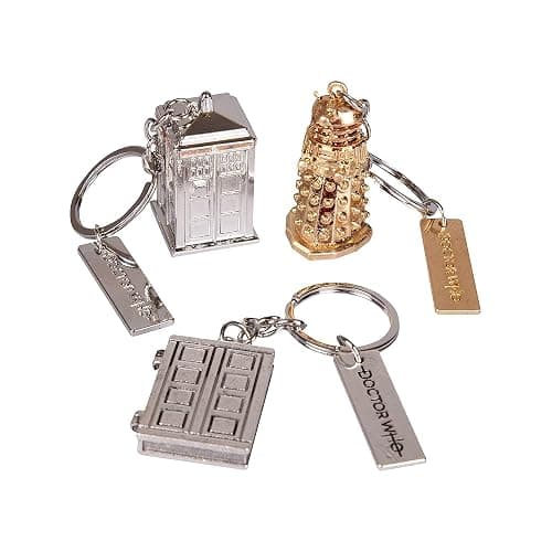 DOCTOR WHO Key Chain Mystery Blind Box, 3 Pack - Receive 3 Mystery Key Rings - Collect All 9 - Series 1 thumbnail 5