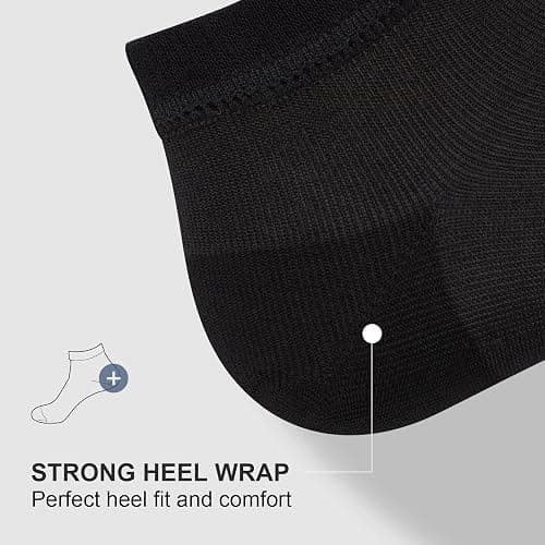 wernies No Show Socks Men, Low Cut Ankle Short Casual Cotton Socks with Non Slip Grips 6-10/11-13 thumbnail 5