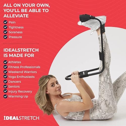 IdealStretch Original – Hamstring Stretcher, Lower Back Stretcher, Hip Stretcher, & Calf Stretcher - Knee Extension & Pain Relief thumbnail 7