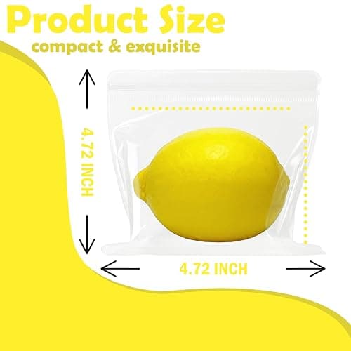 ZTATU Fruit Taba Squishy Fidget Toys for Kids - Realistic Lemon Stress Balls for Adults & Kids Fairly soft Sensory Squish Ball - Stress Relief Toy for Office - Birthday, Christmas, Easter Party Favors thumbnail 2