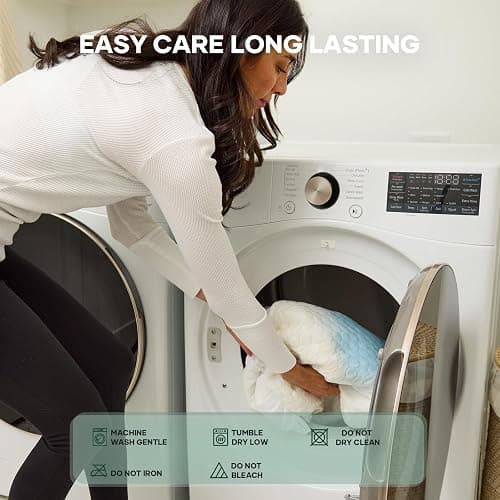 OhGeni 100% Waterproof King Size Mattress Protector, Soft Mattress Pad, Fits 6"-20" Mattresses with Deep Pocket, Cooling, Breathable Fitted Sheets, Soft Bed Cover, Noiseless, Machine Washable thumbnail 7