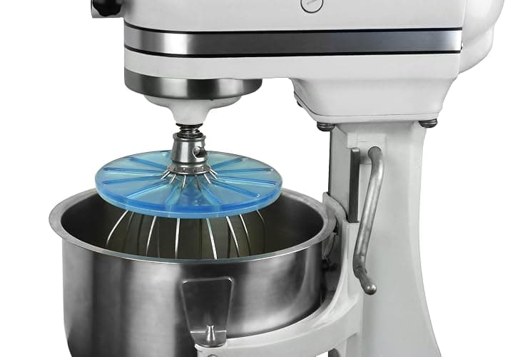 Whisk Wiper® PRO compatible with KitchenAid Bowl-Lift Stand Mixers - Mix Without The Mess - The Ultimate Stand Mixer Accessory - Only Compatible With 6-Wire Whisks (Glass Blue) - Image 1