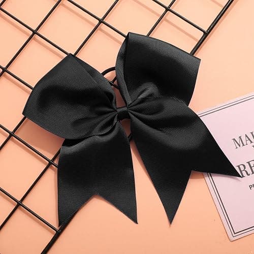 FEESHOW Girls Shiny Cheer Leader Costume Uniform Cheerleading Dance Dress Halloween Party Complete Outfits with Pompoms thumbnail 4