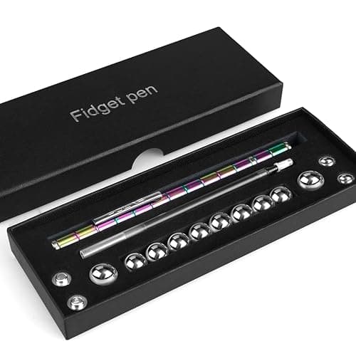 LARAH Color Fidget Pen Toy, Sensory Tool EDC Fidgeting Game for Adults, Cool Gadget Best for Stress and Anxiety Relief and Kill Time,Novelty Gifts for Teen and Adults thumbnail 6
