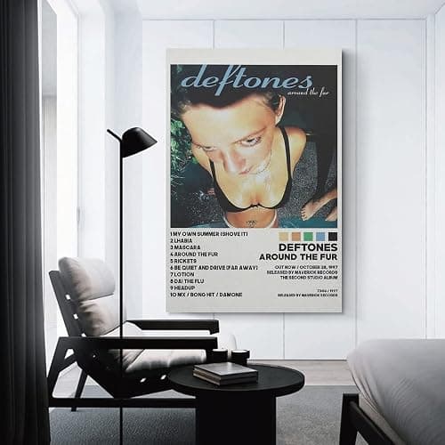 SIPMAN Deftones Around The Fur Canvas Print Home Decorations Posters For Room Aesthetic Wall Art Poster Unframe 12x18inch(30x45cm) thumbnail 5