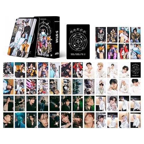 ZHENGGE 5 Stück/275 Stück Stray Kids 5 Star Lomo Karte Kpop Fotokarten Grußkarte mit Postkartenbox thumbnail 4