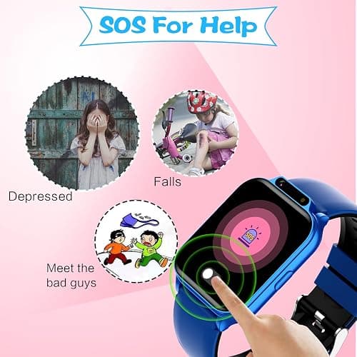 Smart Watch for Kids, 1.85" Fitness Tracker with Heart Rate, Sleep Monitor, IP68 Waterproof Smartwatches with Video Music, Pedometer, Game, NO APP/Phone, Gift for Boys Girls. (Classic, Blue) thumbnail 8