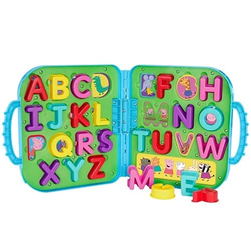 Peppa Pig Peppa’s Alphabet Case, ABC Learning Toys, Puzzle Preschool Games for Classroom, Back to School Gifts for Kids, Ages 3+ thumbnail 10