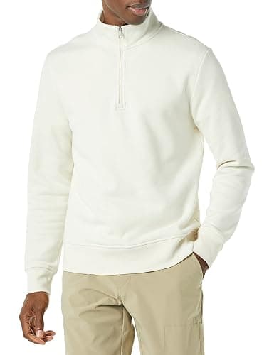 Amazon Essentials mens Long-Sleeve Quarter-Zip Pullover Fleece Sweatshirt - Image 1