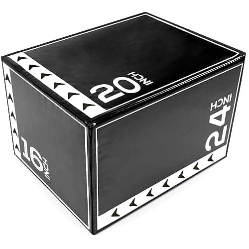 BalanceFrom 3-in-1 Foam Plyometric Jump Box for Home Gym with Multiple Height Options – Versatile Plyo with Non-Slip Surface for Strength, HIIT, Step-Ups, and Agility Training - Image 1