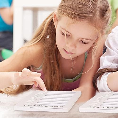 SENWHAL Dry Erase Chore Chart, Standable Whiteboard Checklist Board, Chore Chart for Kids Routine Chart with a Pen (Standable) thumbnail 2