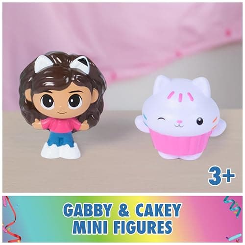 DreamWorks GABBY'S Dollhouse, Gabby Cat Playmat, with 2 Figures, Dollhouse Accessories & Board Game with Dice, Kids Toys for Girls & Boys Ages 3 and Up thumbnail 6