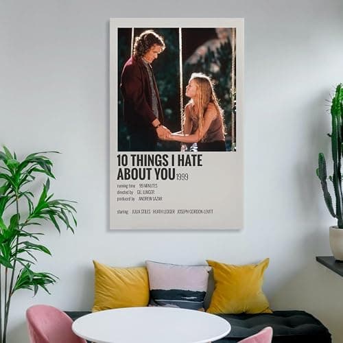 10 Things I Hate About You Classic Movie Posters Vintage Wall Art Canvas Painting for Bedroom Living Room Decor 08x12inch(20x30cm) Unframe-style-2 thumbnail 6
