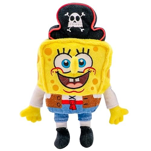 SpongeBob SquarePants Movie: The Search for SquarePants - Bikini Bottom Glow Pals 6" Plush Toy Assortment, Glow-in-the-Dark SpongeBob, Patrick, Squidward, Flying Dutchman Collectibles for Kids Ages 3+ thumbnail 3