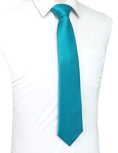 JEMYGINS Solid Color Tie Mens Necktie for Business and Wedding thumbnail 4