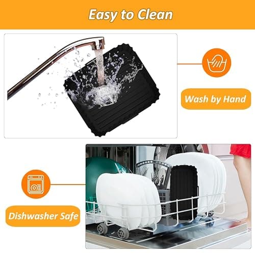 Silicone Air Fryer Liners for Philips Dual Basket Air Fryer 3000 Series 6L/3L, Reusable Dual Airfryer Liners Air Fryer Accessories for Philips Dual Basket Airfryer NA350/00 thumbnail 7