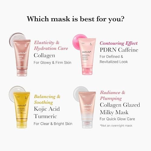medicube Collagen Glazed Milky Glow Daytime Wrapping Mask | Quick & Easy-to-Peel Mask for Radiance, Hydration & Smooth Texture | Glutathione, Niacinamide, 130Da Collagen for Plumped, Glass Glow Skin thumbnail 7