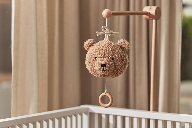 Jollein 043-001-67005 Stoff Spieluhr Teddybär Biscuit thumbnail 4