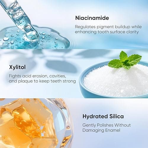 BodyAccel Niacinamide Whitening Toothpaste, Niacinamide Intensive Whitening Toothpaste with Natural Gentle Care Deep Stain Removal Clean Peach Flavor, Improves Gum Health, Fresh Breath (1) thumbnail 5