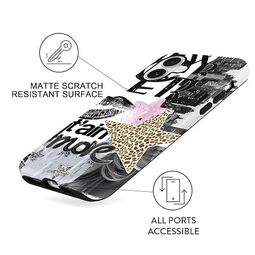 Cinysnt Case Compatible with iPhone 16 6.1'', Star Coquette Collage Aesthetic Art Cool Phone Case, Protective Scratch Resistant Hybrid 2-Layer Hard Shell for Girl Boy Women Men-CZ03 thumbnail 6