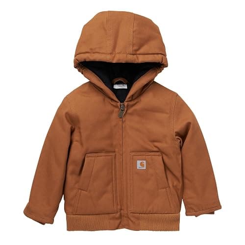 Carhartt Baby Boys Hooded Jacket | Polyester Blend | Quilted Polyester Brushed Tricot-Lined Main Body | Everyday Wear - Image 1