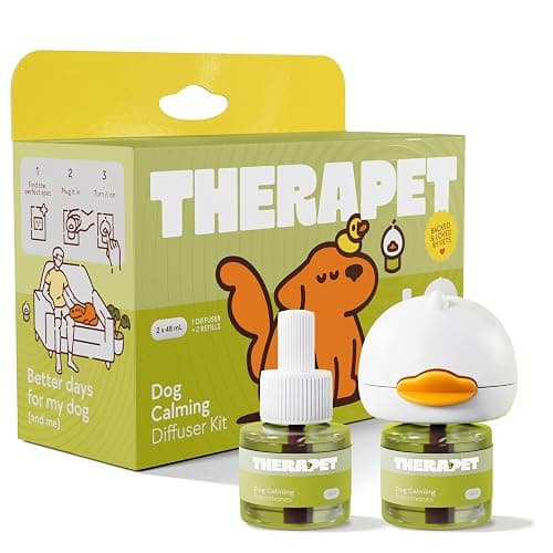 TherapetMD Dog Calming Diffuser - for Stress, Destructive Behavior, Pee Accidents, Separation Anxiety, Barking, Aggression & Chewing - 2 count Refill Included 30-Day each - Packaging May Vary - Image 1