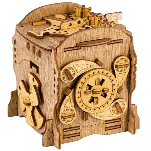 iDventure Cluebox - Captain's Nemo Nautilus - Escape Room Game - Puzzle Box - Sequential 3D Puzzle for Adults - Brain Teaser - Birthday Gift Gadget for Men and Women - Money Box - Image 1