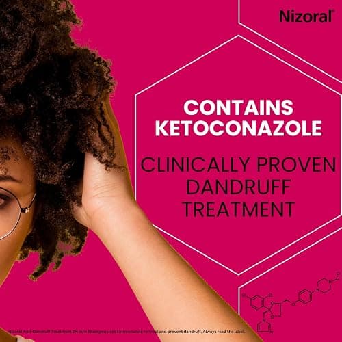 Nizoral Anti-Dandruff Treatment Shampoo with Ketoconazole, 1 x 60ml | Treats and prevents dandruff, clinically proven to control itchy & flaky scalps, soothes infammation thumbnail 5