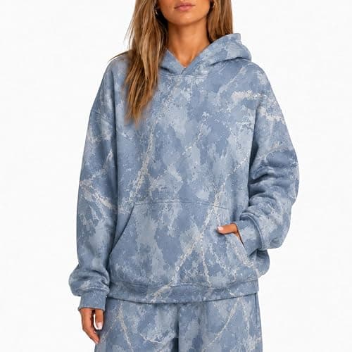 Tednrk Camo Hoodie Womens Christian Faith Maple Leaf Letter Print Forgiven Hoodie Oversized Fleece Pullover Warm Sweatshirts thumbnail 2