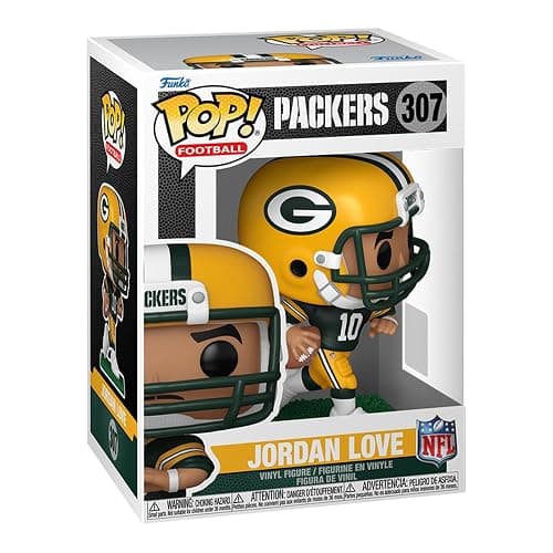 Funko Jordan Love (Green Bay Packers) NFL Pop! thumbnail 4