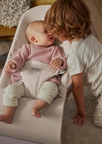 BabyBjörn Sdraietta Bliss, Tessuto mélange, Beige chiaro thumbnail 12