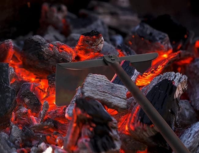Onlyfire BBQ Charcoal Rake, 21 Inch Charcoal Ash Tool for Grill Ash Removal, Heavy Duty Heat-Resistant Wood Handle Fire Pit Grill Ash Removal Rake for BBQ, Smokers, Pizza Oven & Kamado Grills thumbnail 6