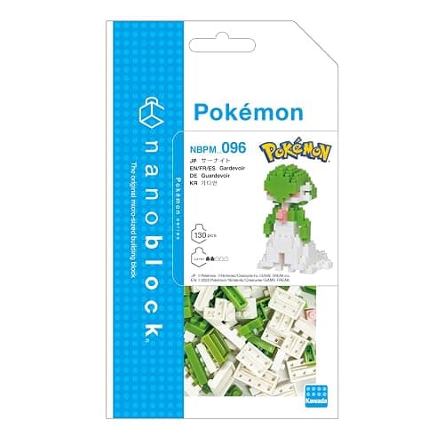 nanoblock Bandai Gardevoir Pokemon Model Building Blocks Puzzles For Adults And Kids | Plastic Model Kits With Mini Bricks Make Great Pokemon Gifts For Boys Girls And Adults Age 12+ thumbnail 3