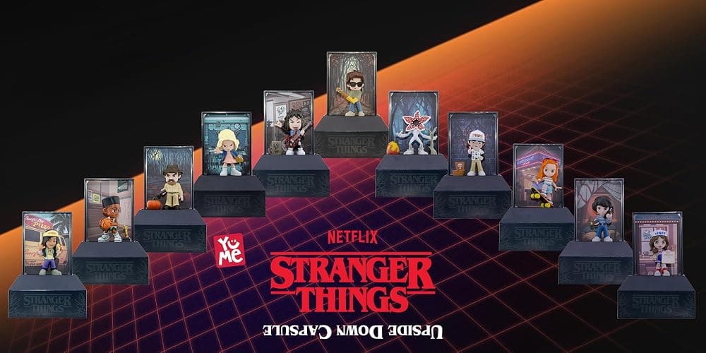 YuMe Stranger Things Blind Box Collectible 2 Pack | Upside Down Capsule Series 1 Mystery Figures & Accessories | Official Netflix Merchandise | Toy Gift for Kids, Adults & Fans | Get All 11 Characters thumbnail 2